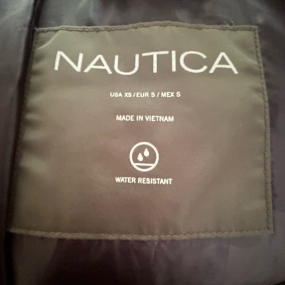 Nautica hunter green Puffer Jacket with faux Fur hood - Picture 6 of 9